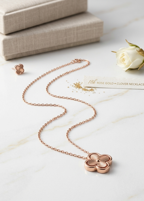 Gold pendant set for ladies
