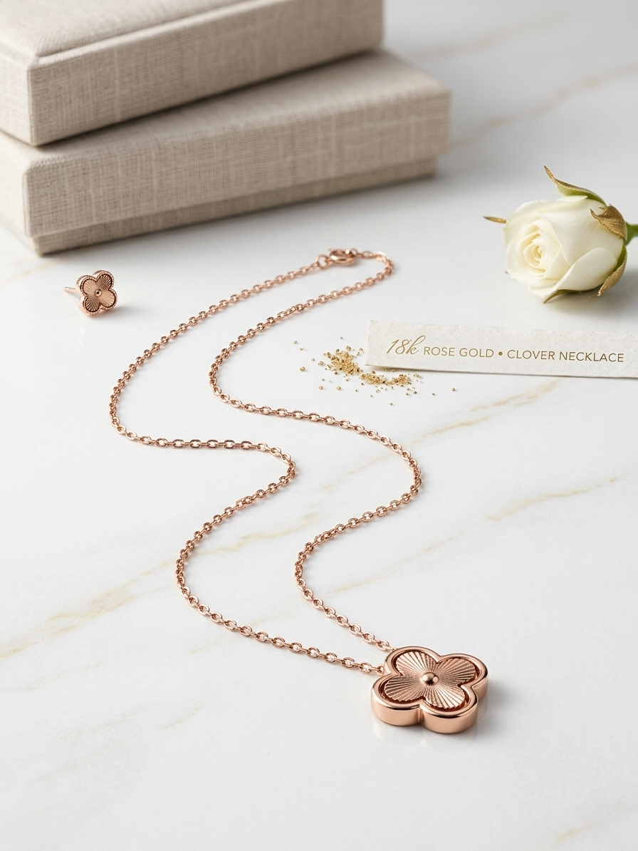 Gold pendant set for ladies