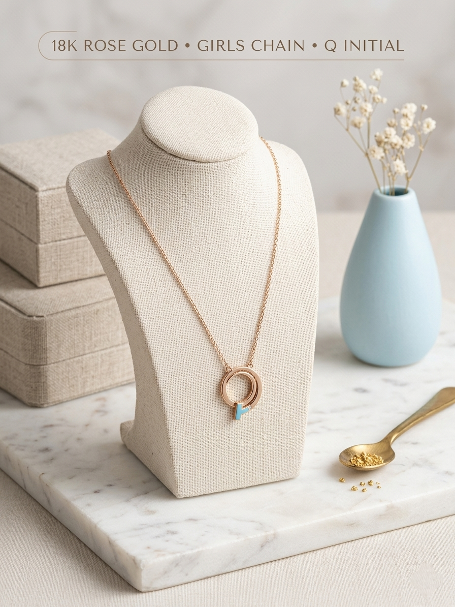 Gold pendant set for ladies