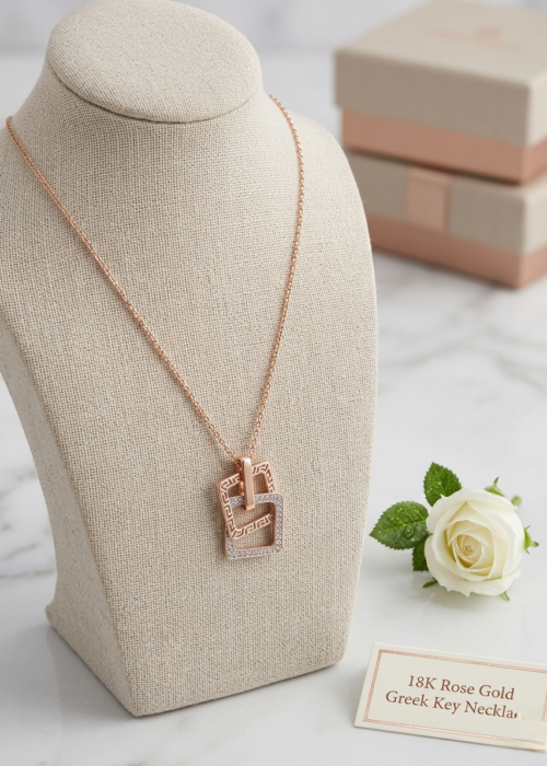 Gold pendant set for ladies