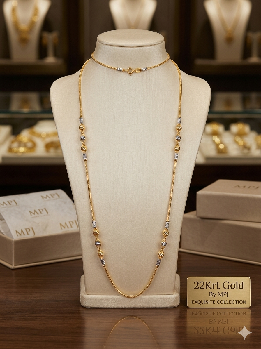 Gold necklace for ladies