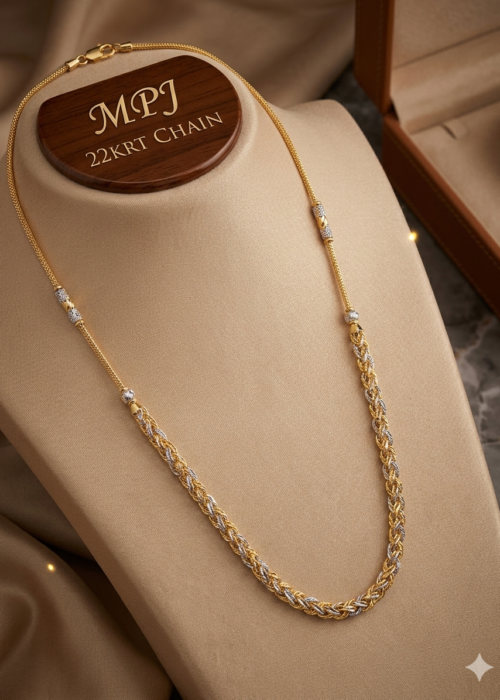 Gold necklace for ladies