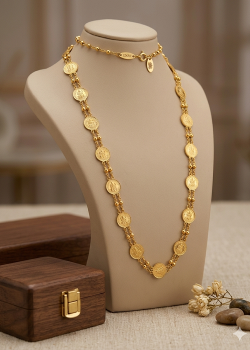 Gold necklace for ladies