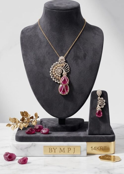 Diamond Pendant Set
