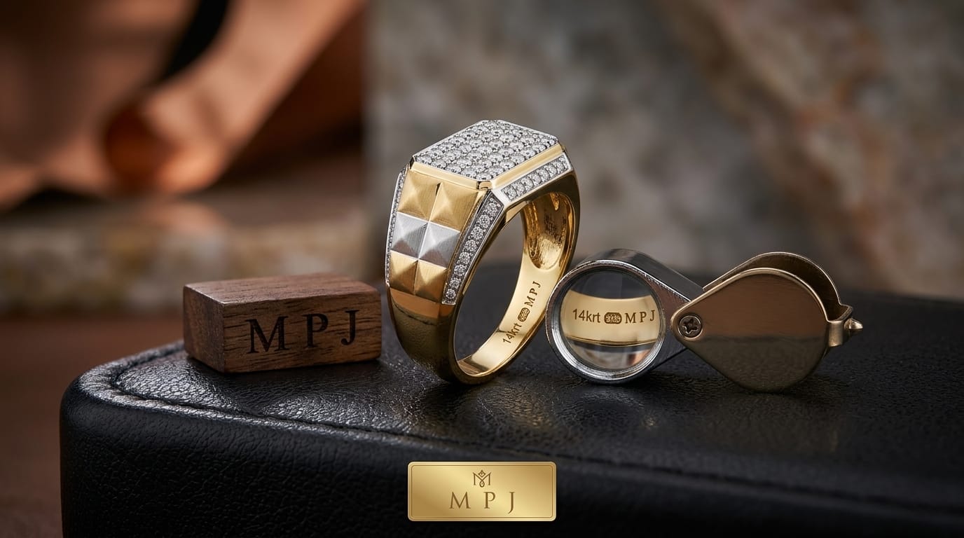 DIAMOND MENS RING
