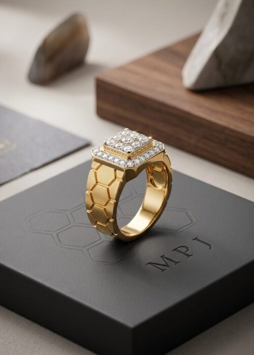DIAMOND MENS RING