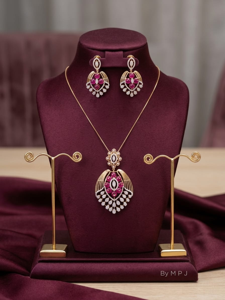 DIMAOND PENDANT SET