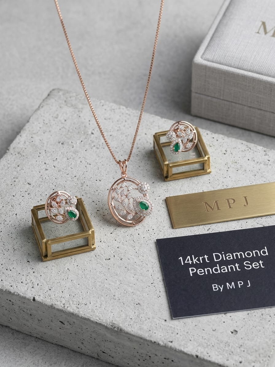 DIAMOND PENDANT SET