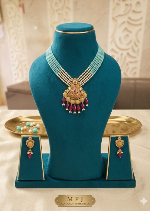 GOLD PENDANT SET
